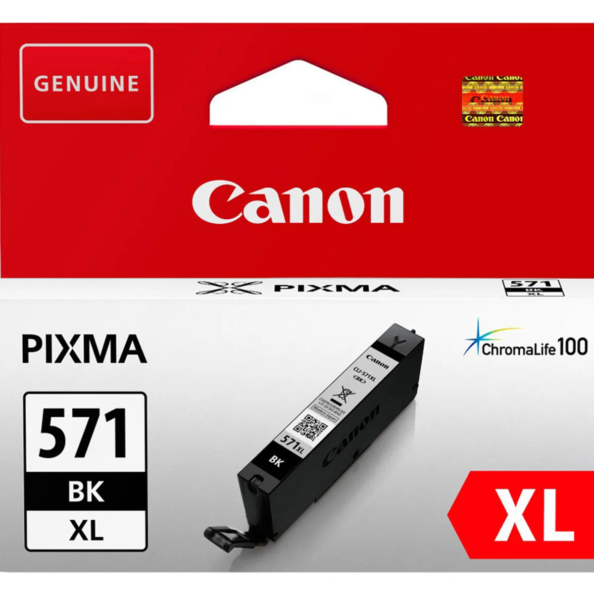 Canon Blæk Cli-571xl BK Sort