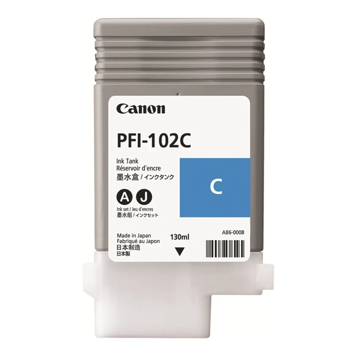 Canon Blæk Pfi-102 C Cyan