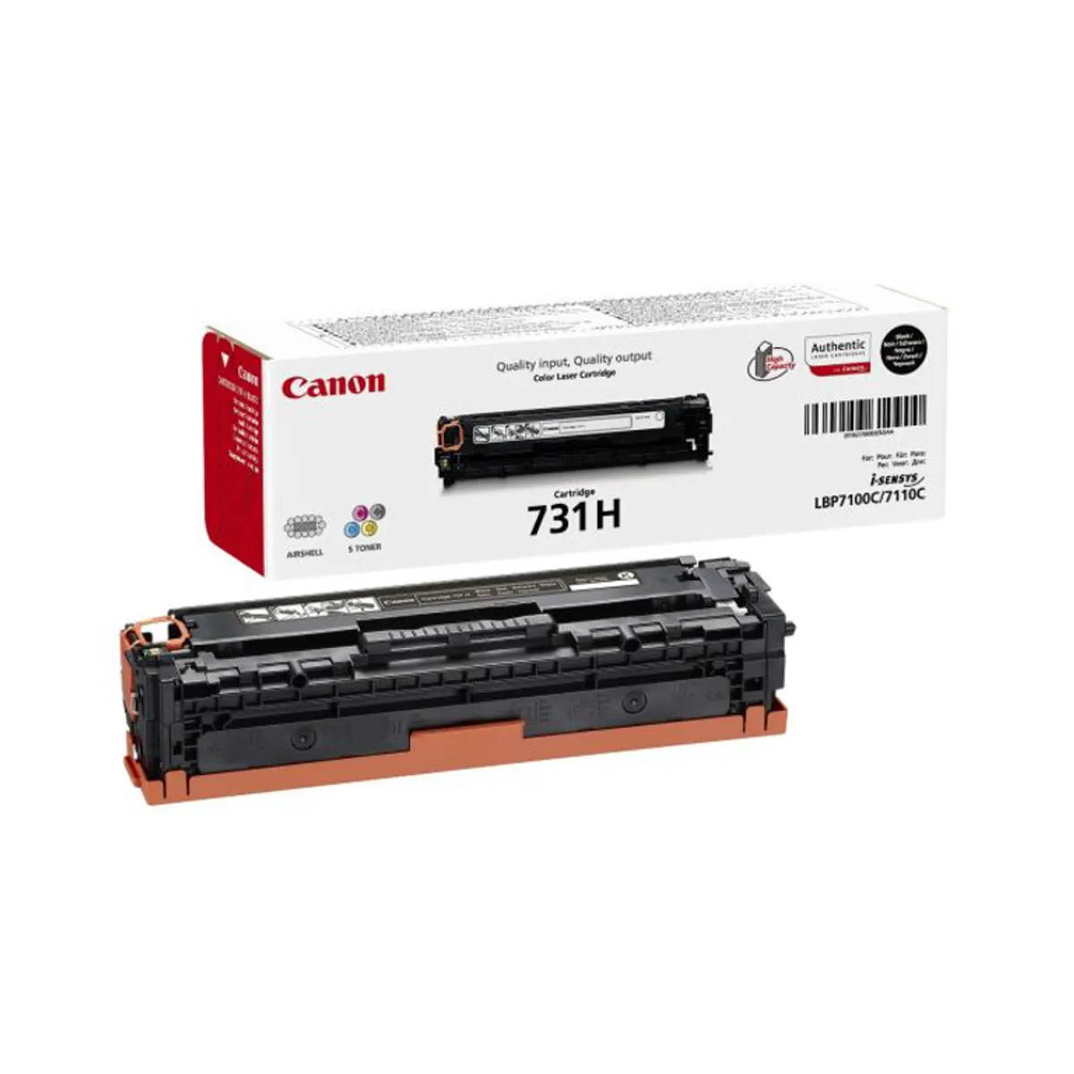 Canon Toner 731h Sort