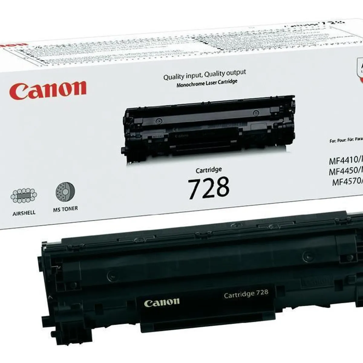 Canon Toner CRG 728 Sort