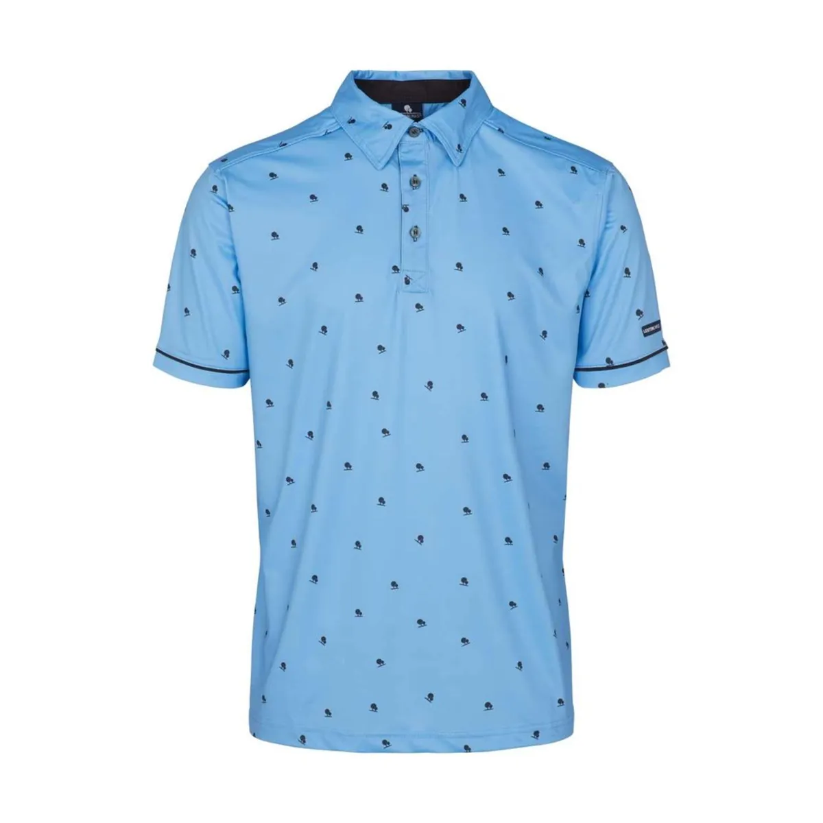 Carnaby Polo Lightblue/navy XL