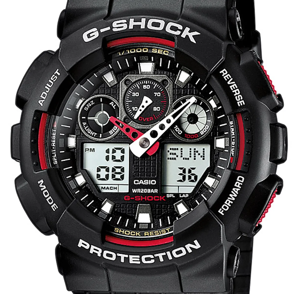 Casio GA-100-1A4ER Herreur G-Shock Ur Sort