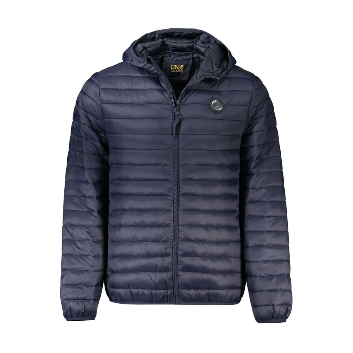 Cavalli Class Blue Polyamide Jacket