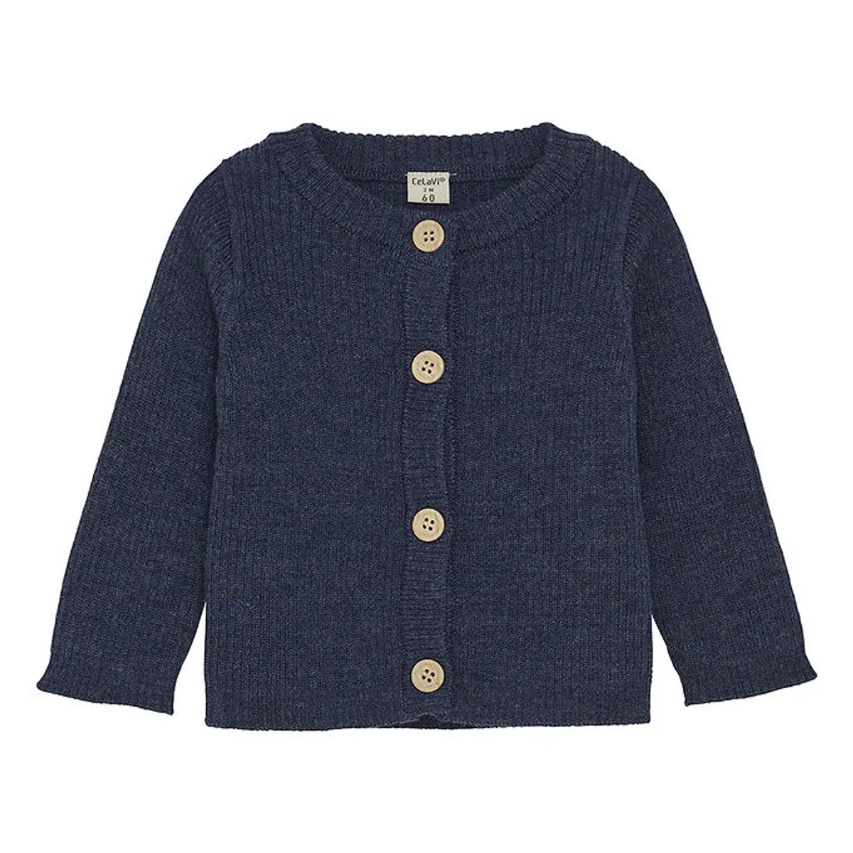 CeLaVi Cardigan - Uld - Strik - Naval Academy Melange