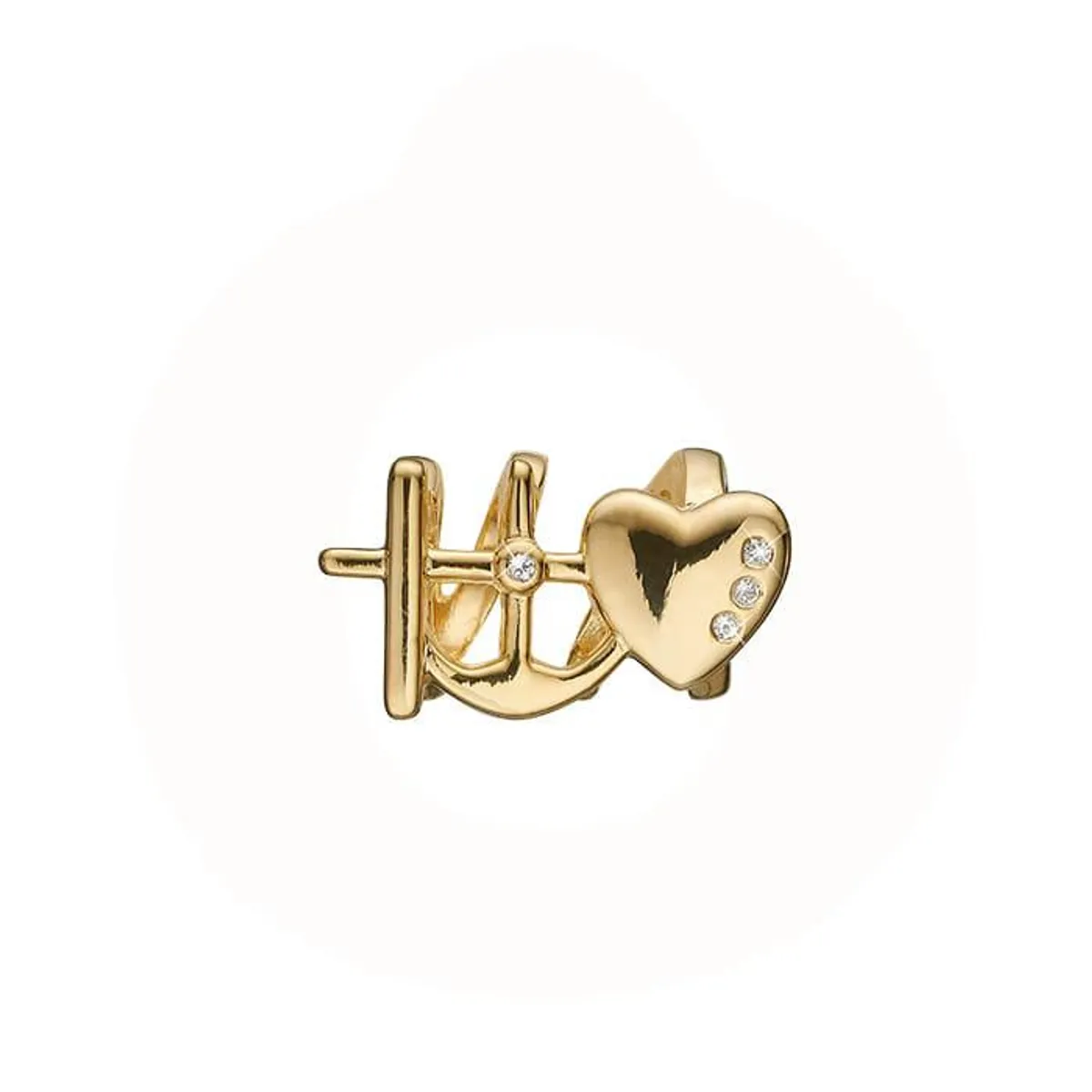 Christina Design London Jewelry & Watches - Faith, Hope Love Charm 630-G174