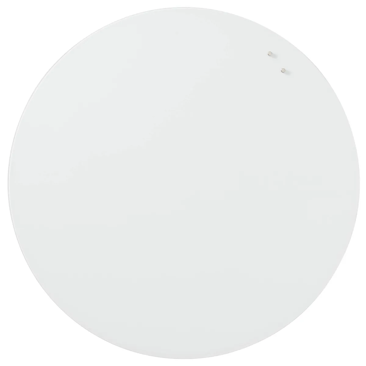 Cirkel 80 cm. PURE White Magnetisk glastavle