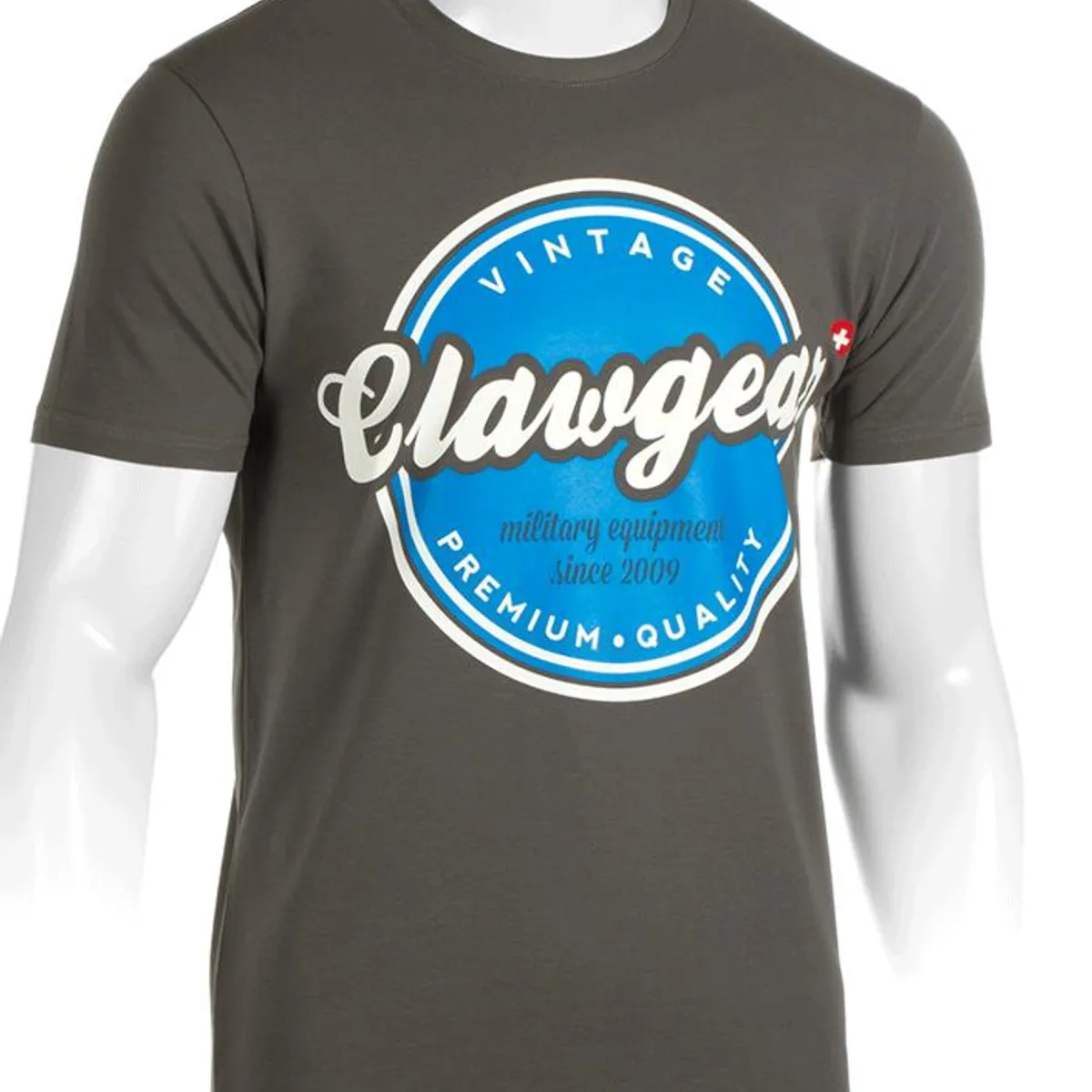 ClawGear Vintage Tee - Grey - 48R = 32/32