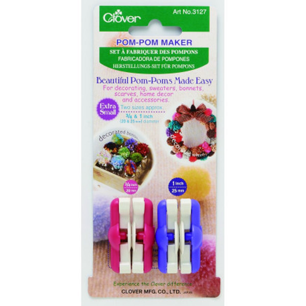 Clover Pompon Maker 20-25 mm