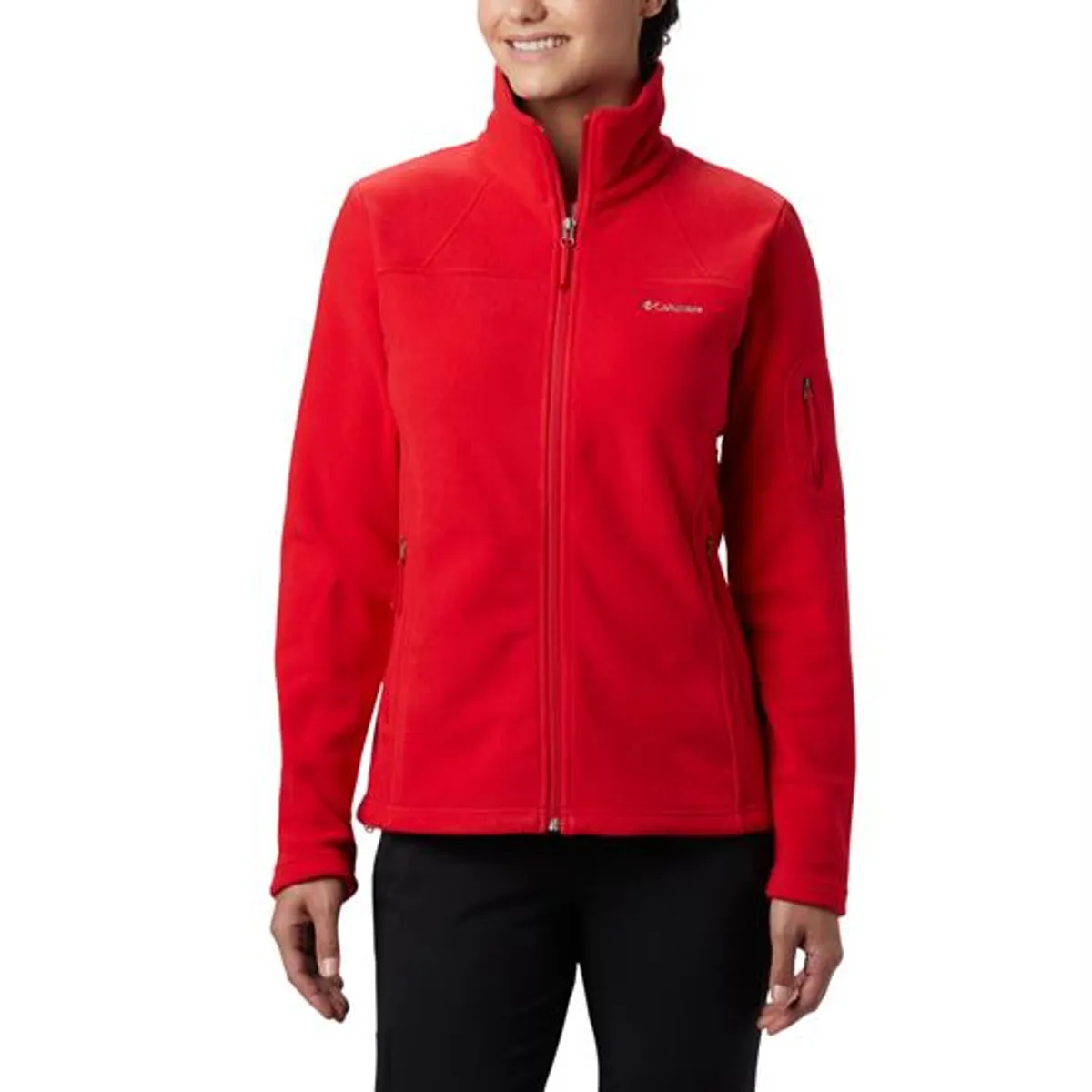 Columbia Fast Trek II Jacket Womens, Red Lily