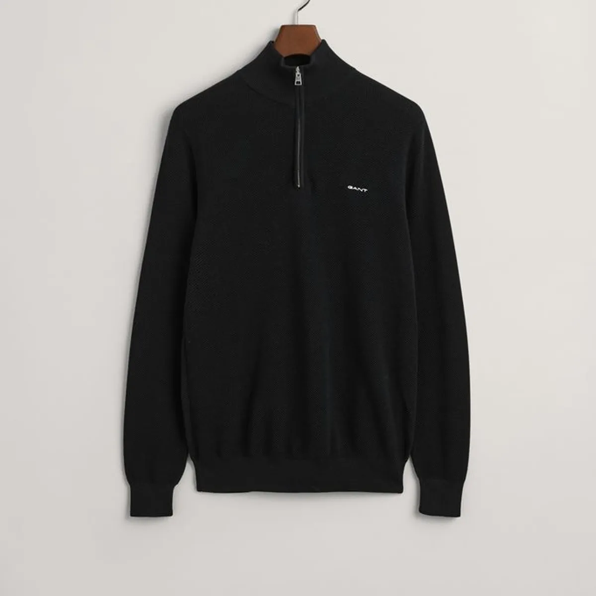 COTTON PIQUE HALFZIP