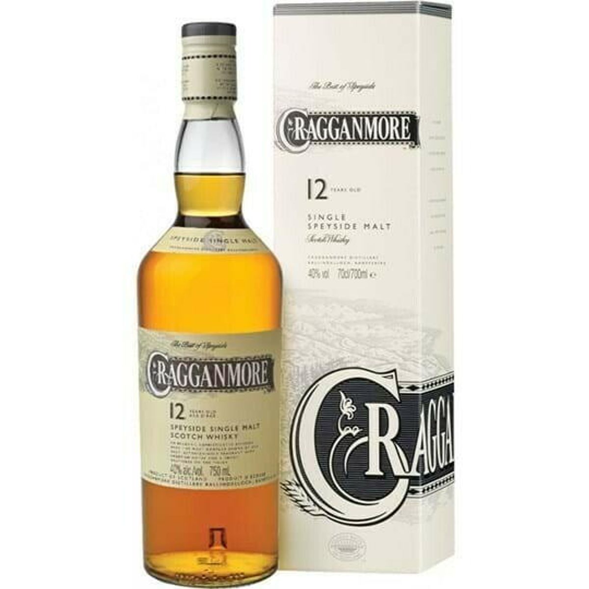 Cragganmore 12 Yo Speyside Single Malt Fl 70