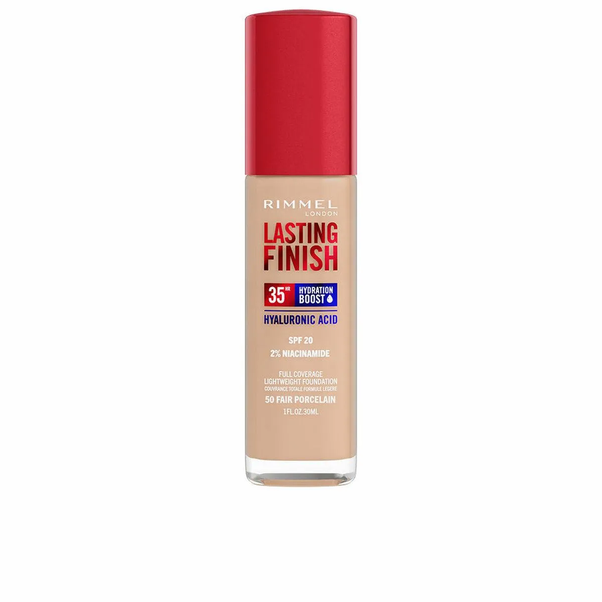 Cremet Make Up Foundation Rimmel London Lasting Finish Nº 050 Fair Porcelain Spf 20 30 ml