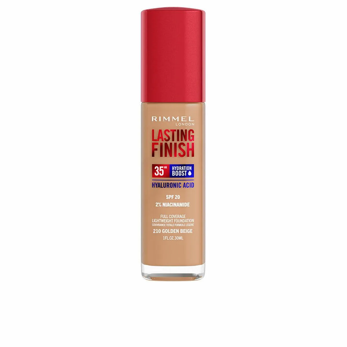 Cremet Make Up Foundation Rimmel London Lasting Finish Nº 210 Golden Beige Spf 20 30 ml