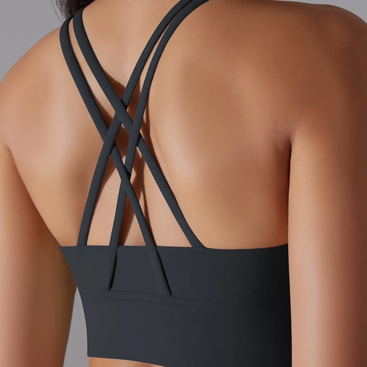 Cross back sports-bh Black - Small / Black