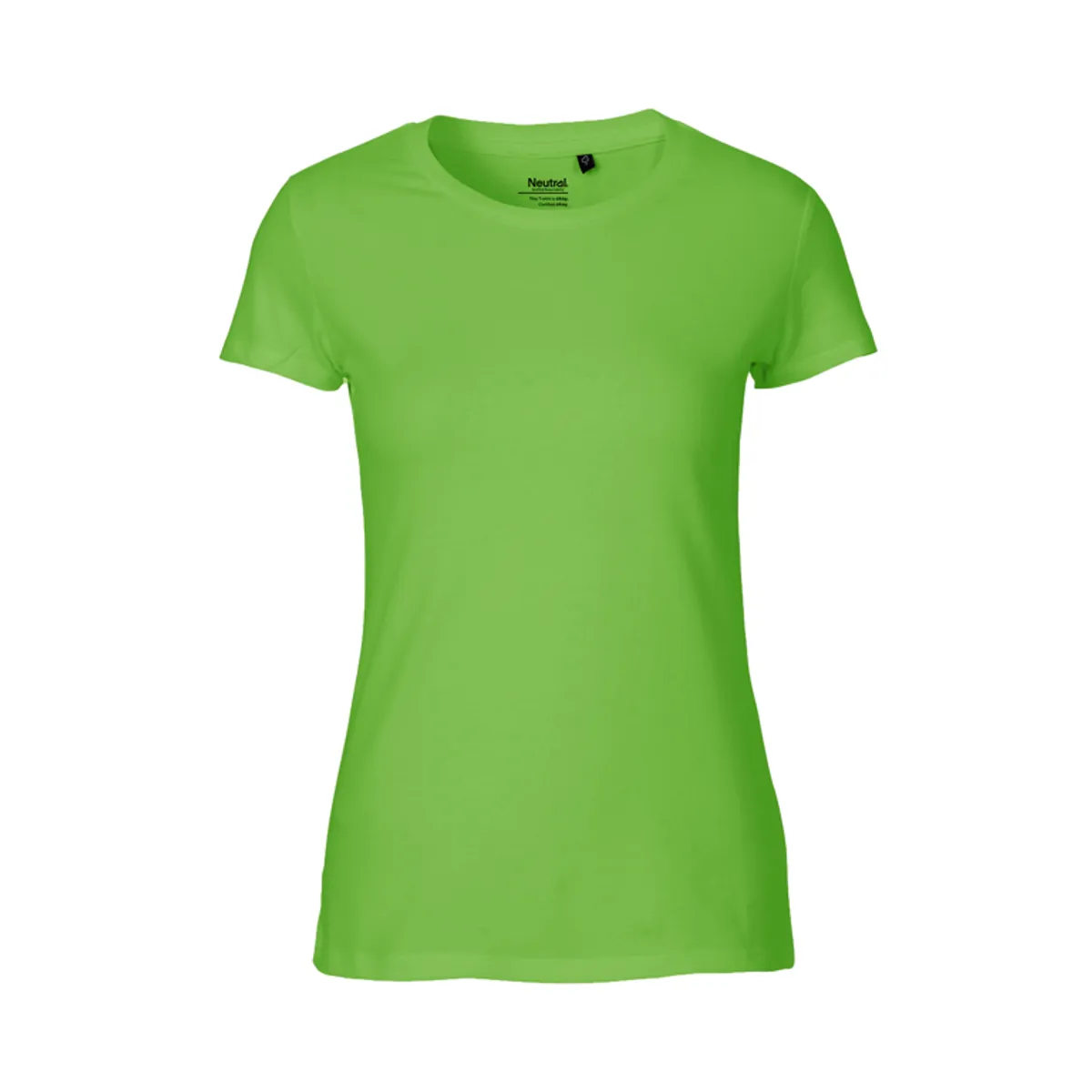 Dame Fit T-shirt Neutral O81001 str. L Lime