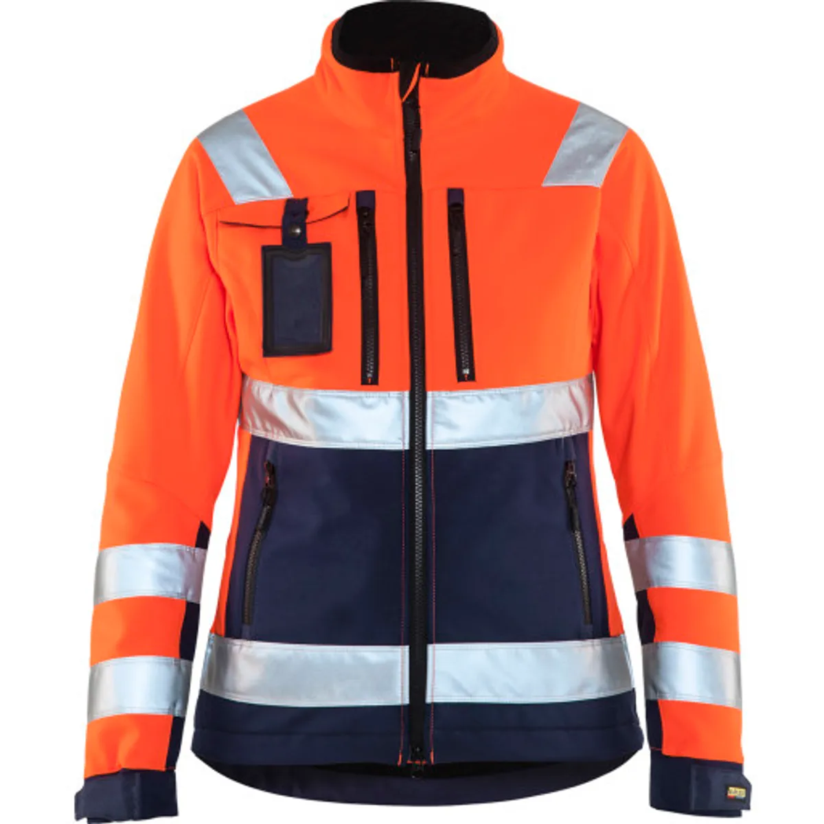 DAME HIGH VIS SOFTSHELL JAKKE