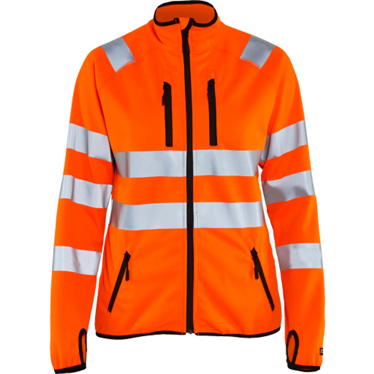 DAME HIGH VIS SOFTSHELL JAKKE