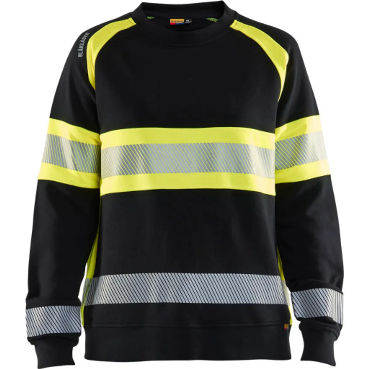 DAME HIGH VIS SWEATSHIRT SORT/