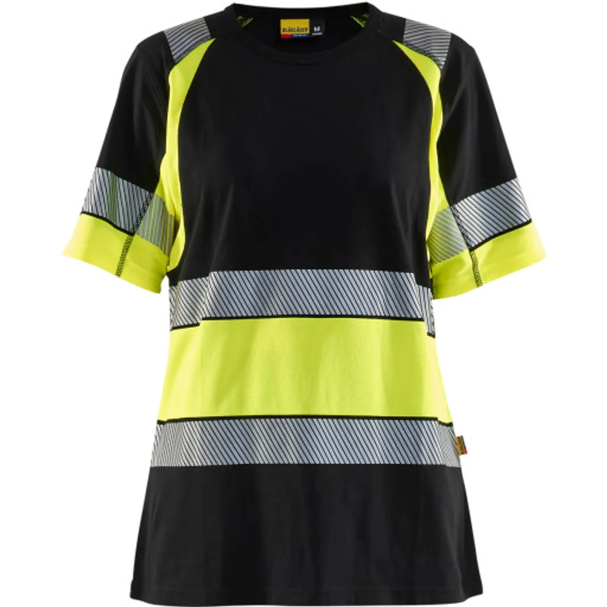 DAME HIGH VIS T-SHIRT SORT/HIG