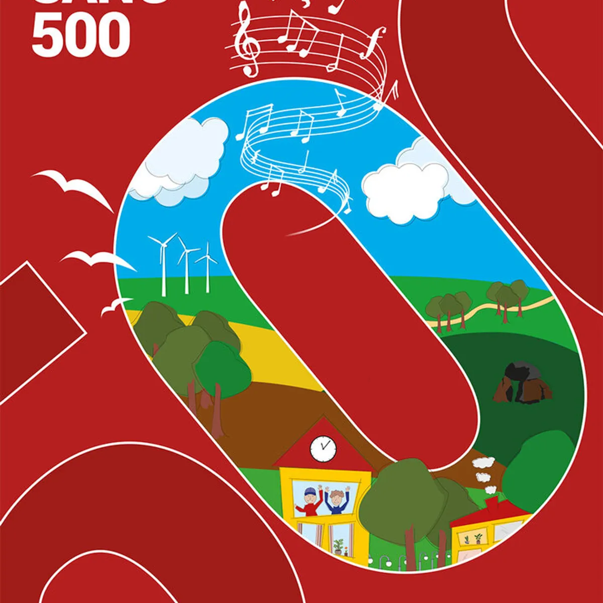 Dansk Sang 500 - nodebog