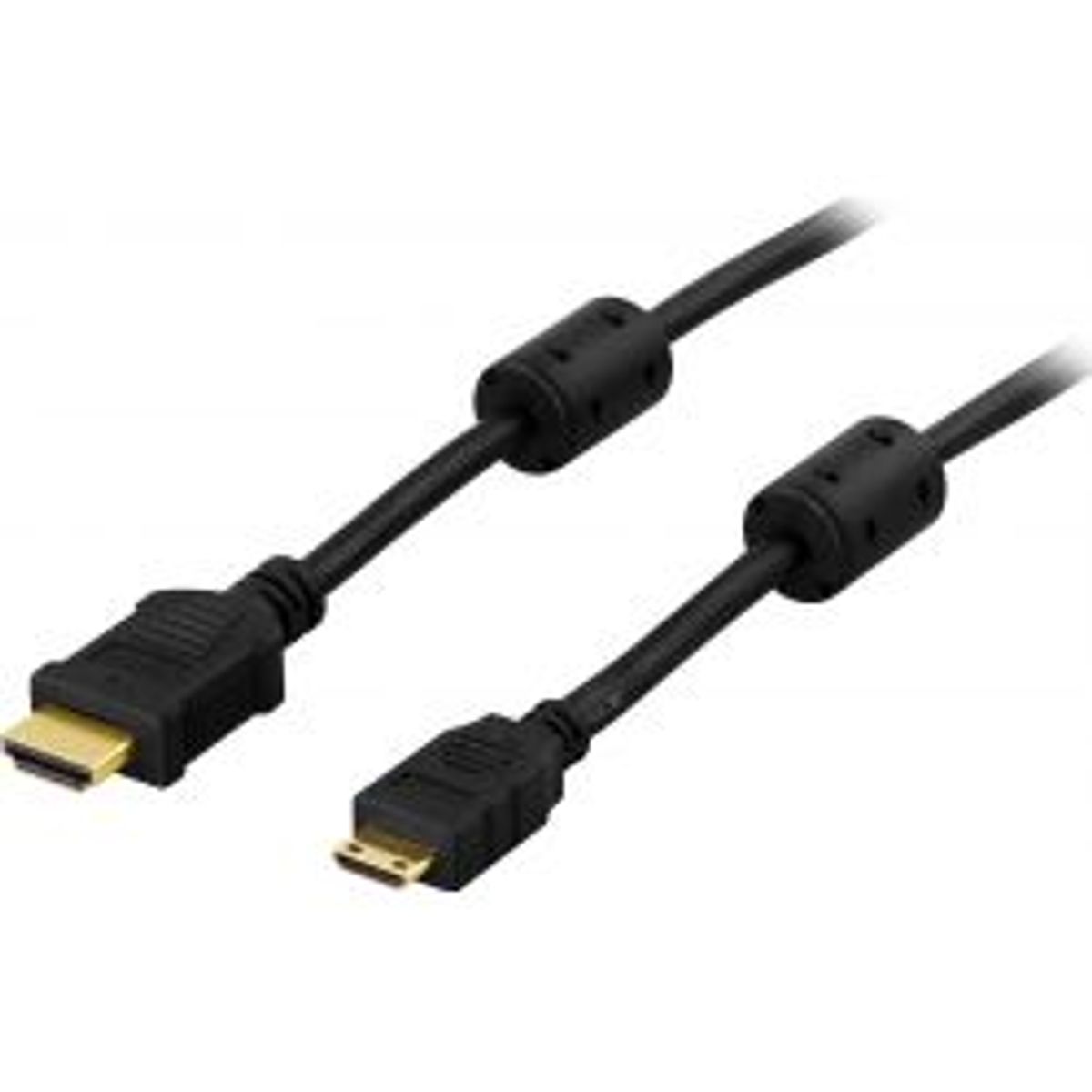 Deltaco Hdmi Cable, Hdmi High Speed With Ethernet, 4k, 1m, Black - Ledning