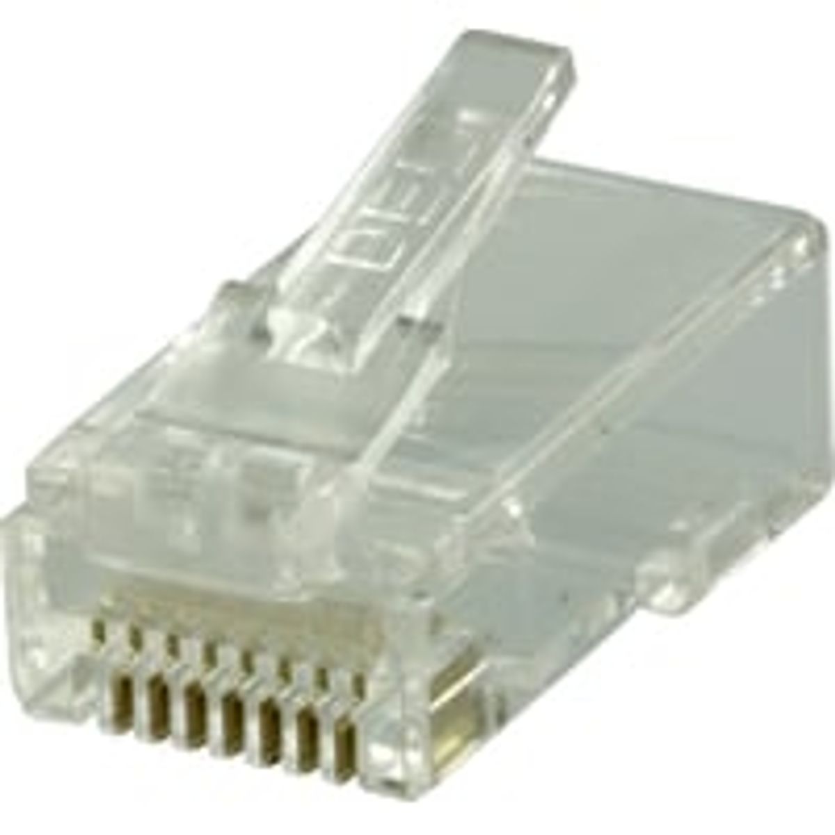 DELTACO RJ45 stik til patchkabel, Cat6 UTP, 2-delt, 20-pack