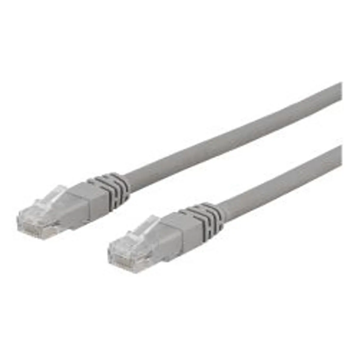 Deltaco U/utp Cat6a Patch Cable, 1,5m, 500mhz, Lszh, Grey - Ledning