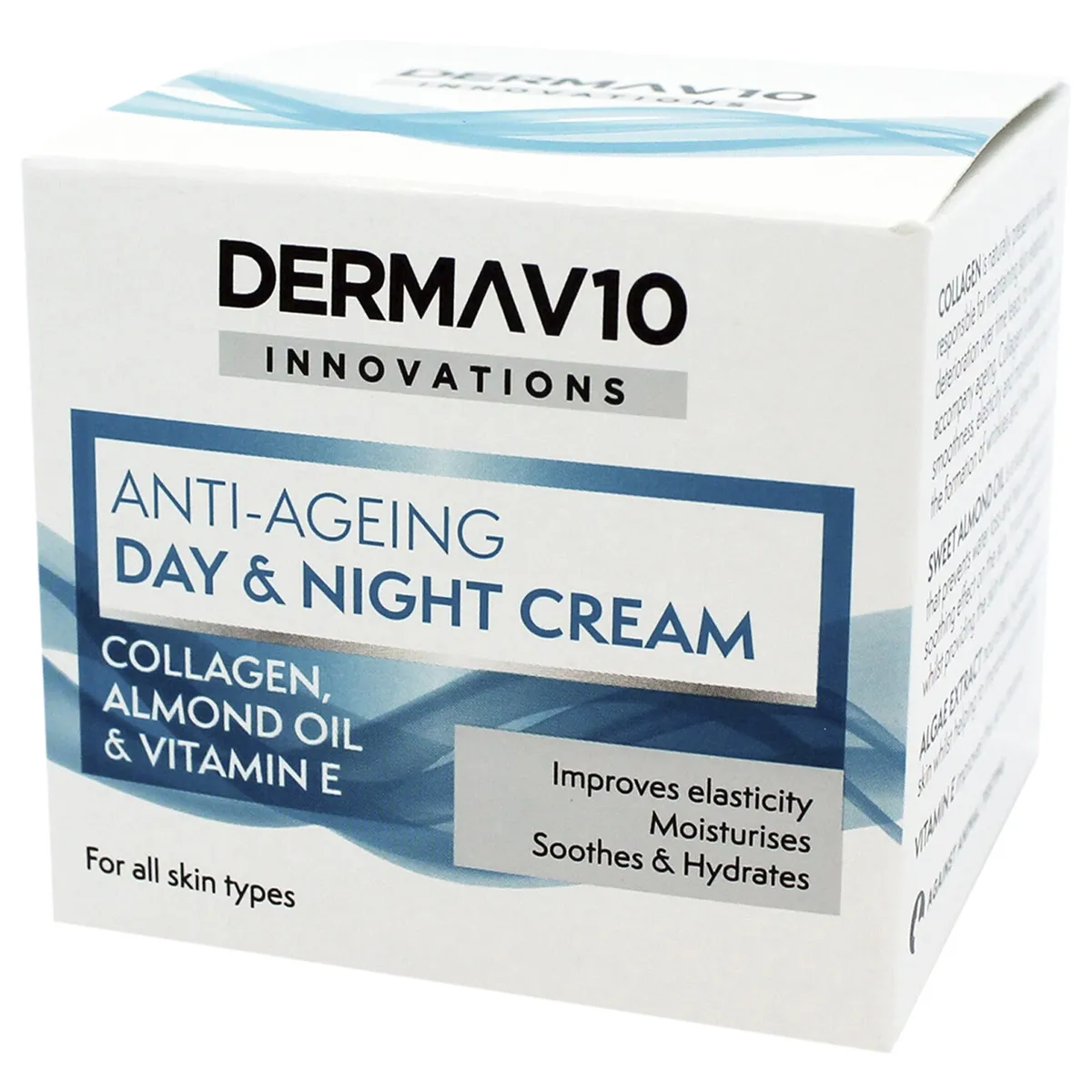 Derma V10 Anti-Ageing Collagen Dagcreme - 50ml