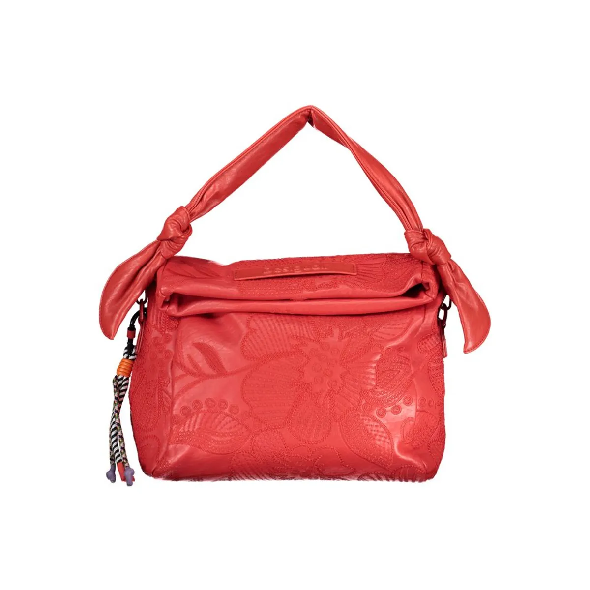 Desigual Red Polyethylene Håndtaske