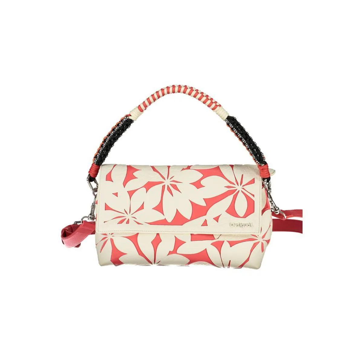 Desigual White Polyethylene Håndtaske