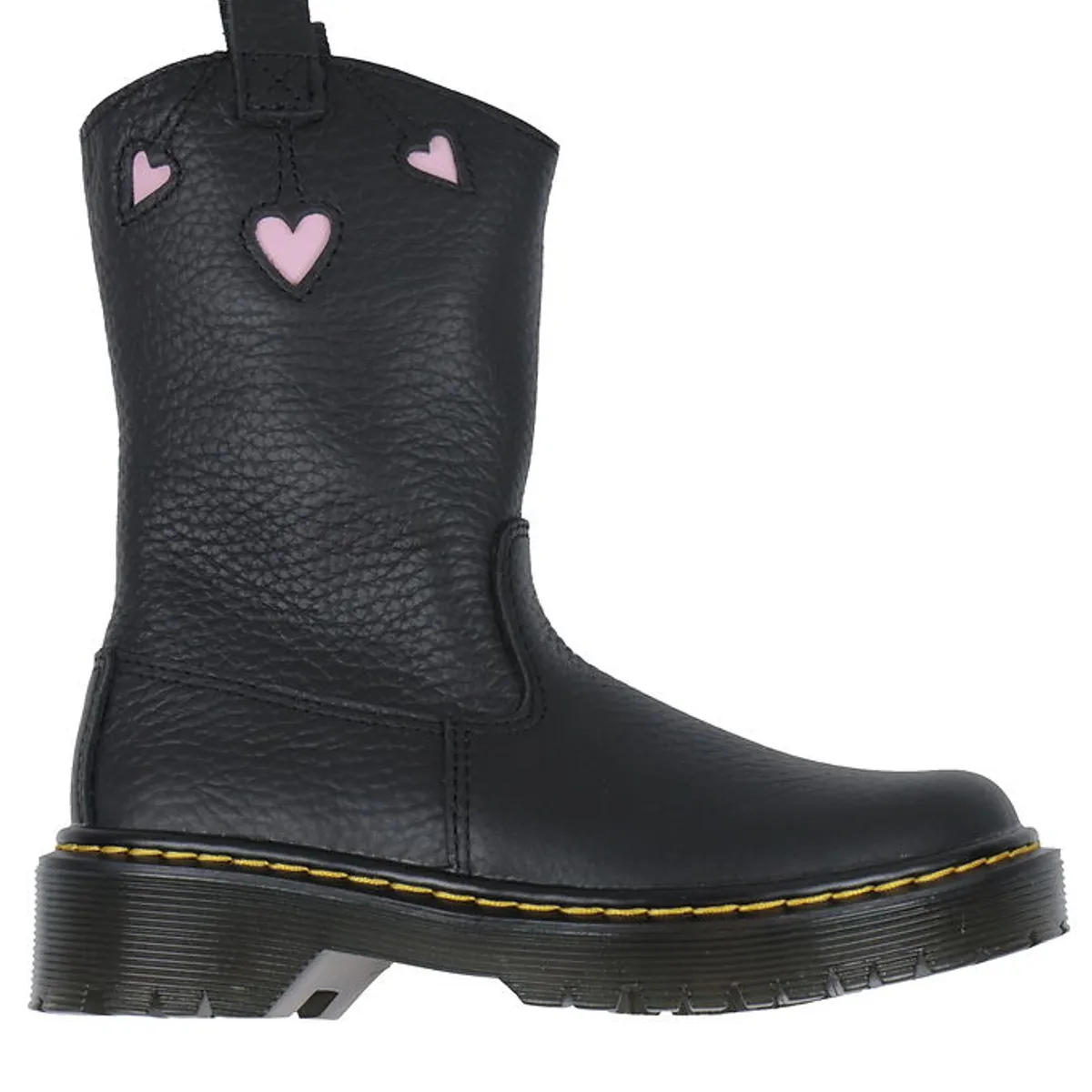 Dr. Martens Støvler - Bex Heart P-O - Sort/Rosa