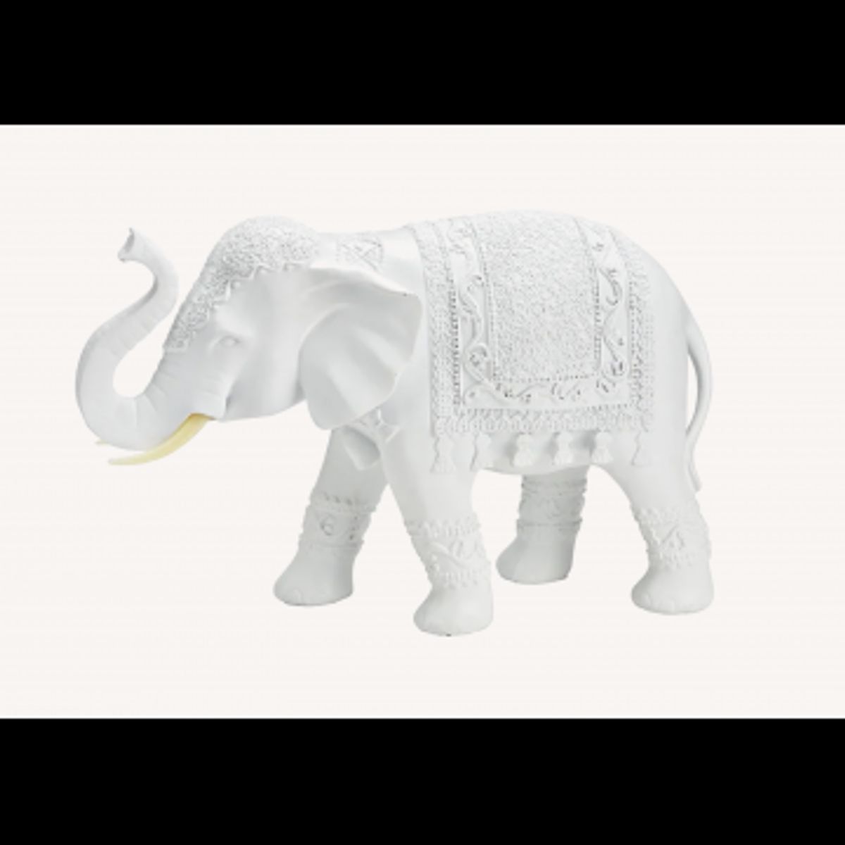 Elefant - hvid - Dyr figurer - GodKarmaShop