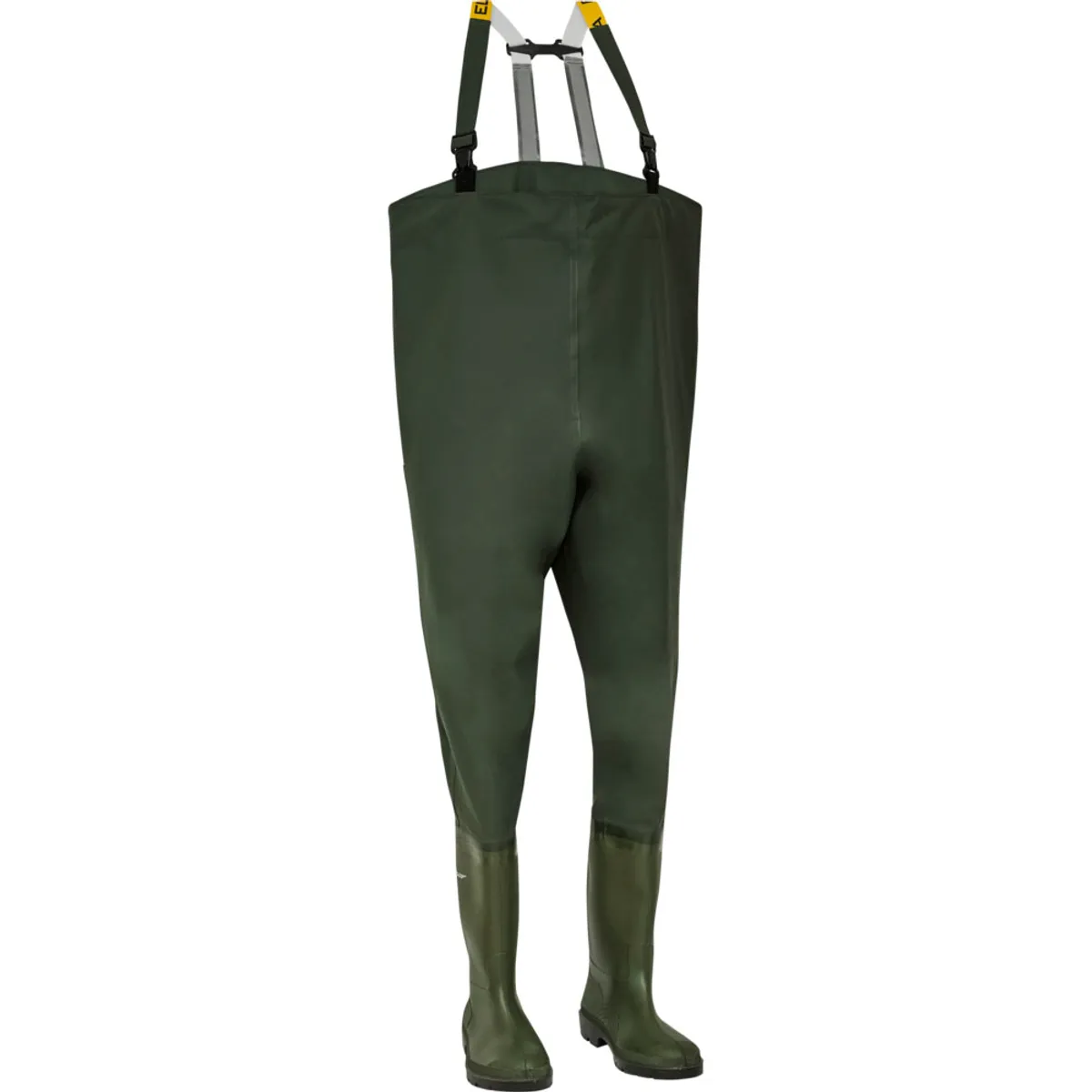 Elka 170000B Waders - Bred model med korte Dunlop støvler-oliven-36