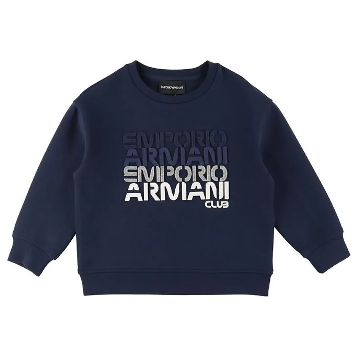 Emporio Armani Bluse - Dress Blue m. Tekst