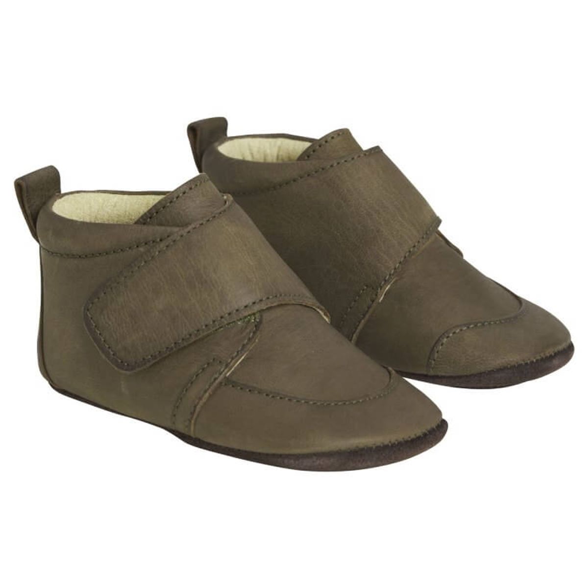 En Fant - Hjemmesko Velcro - Dusty Olive - 23