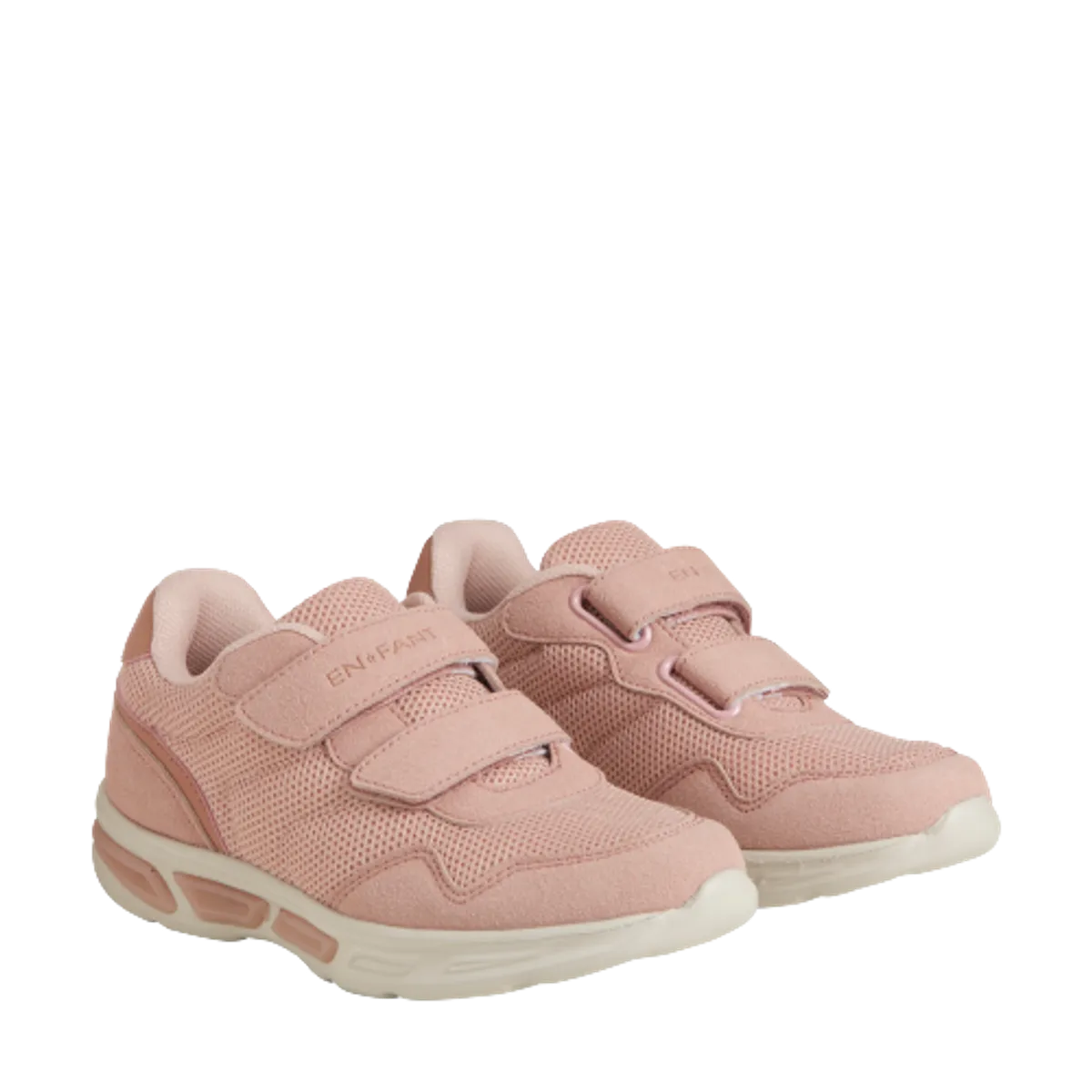 EN FANT letvægts sneakers med velcro og lys - Misty Rose - 22