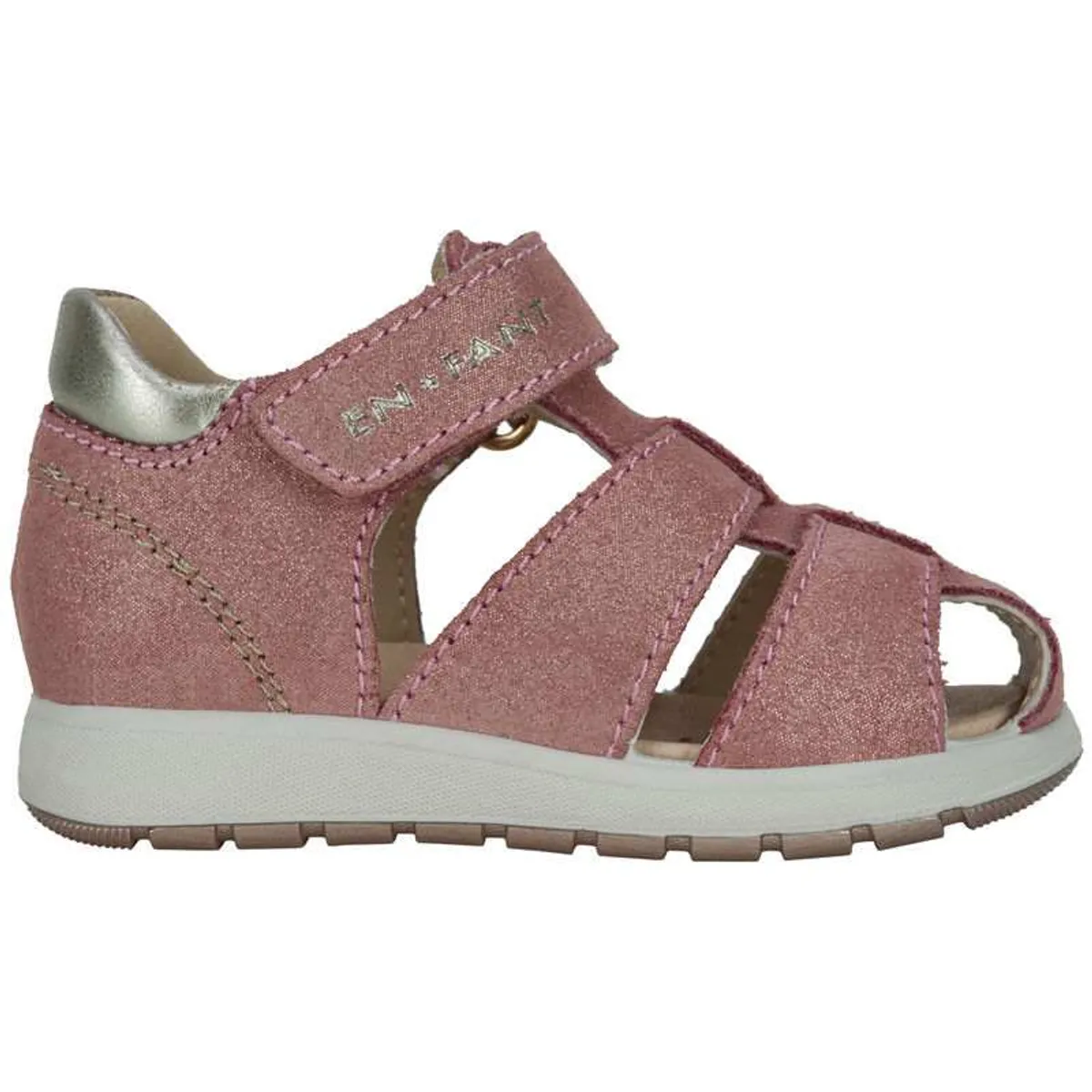 En Fant - Sandal m. velcro - Rose Glitter - 19