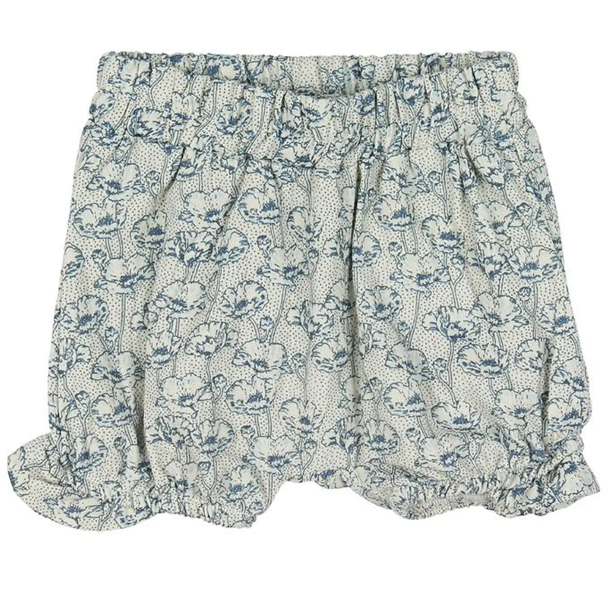 En Fant Shorts - Creme m. Blomster