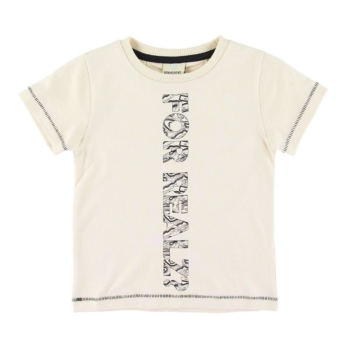 En Fant T-shirt - Cream m. Tekst