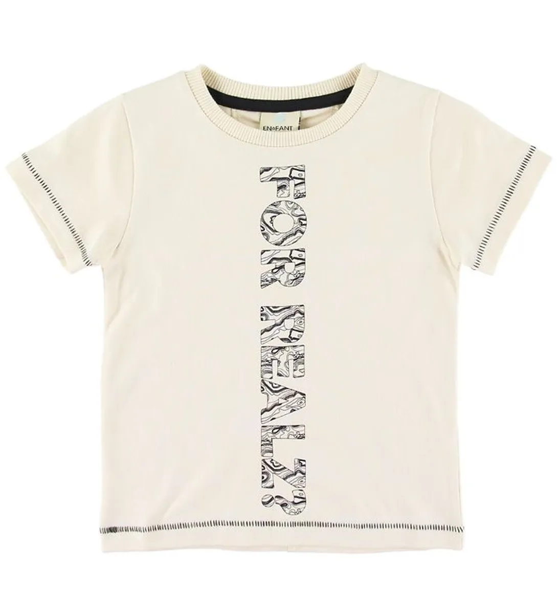 En Fant T-shirt - Cream m. Tekst