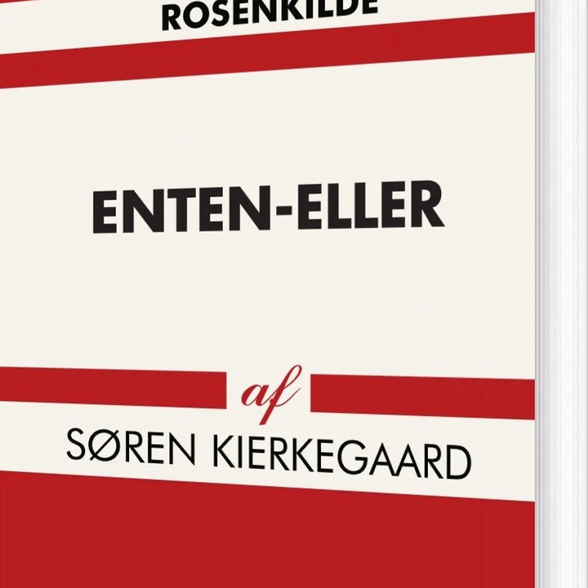 Enten-eller - Søren Kierkegaard - Bog