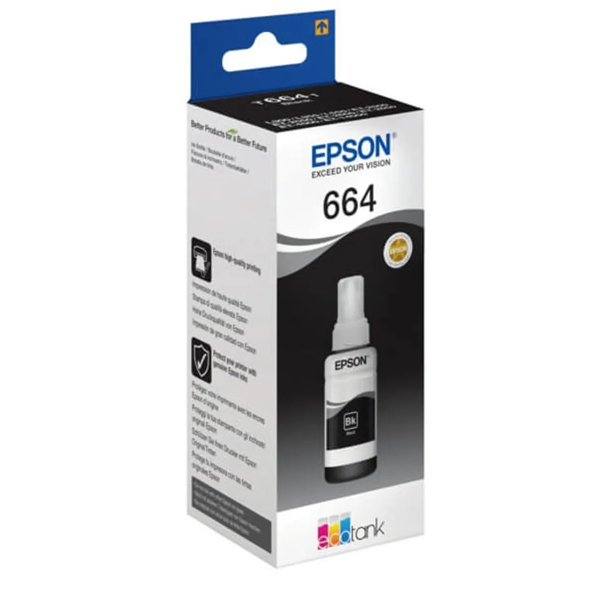 Epson Blæk T6641 Sort