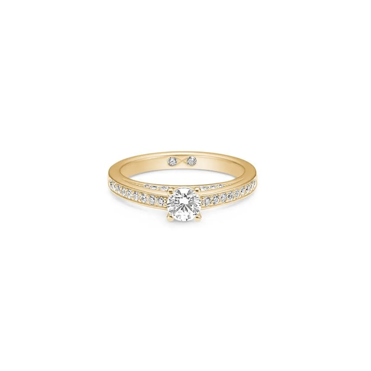 Eternity 0.67c Diamond Ring Top Wesselton Diamond