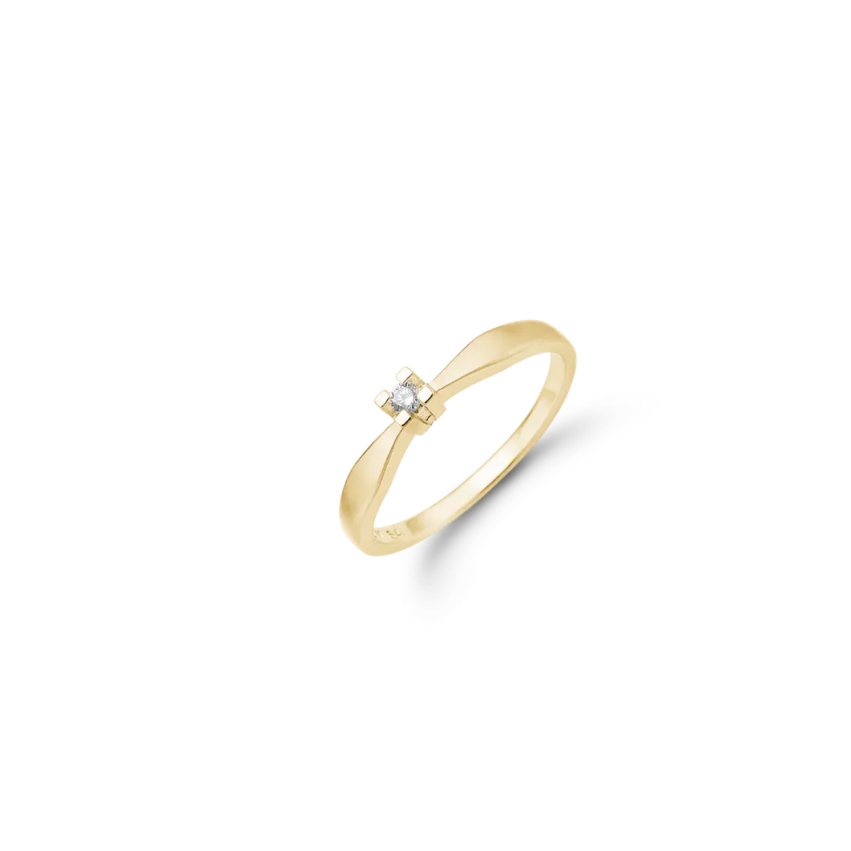 ETERNITY 14KT D.RING 1X0,05CT WSI - 50