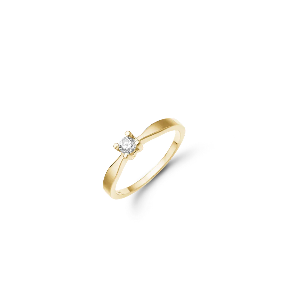 ETERNITY 14KT D.RING 1X0,15CT WSI - 50