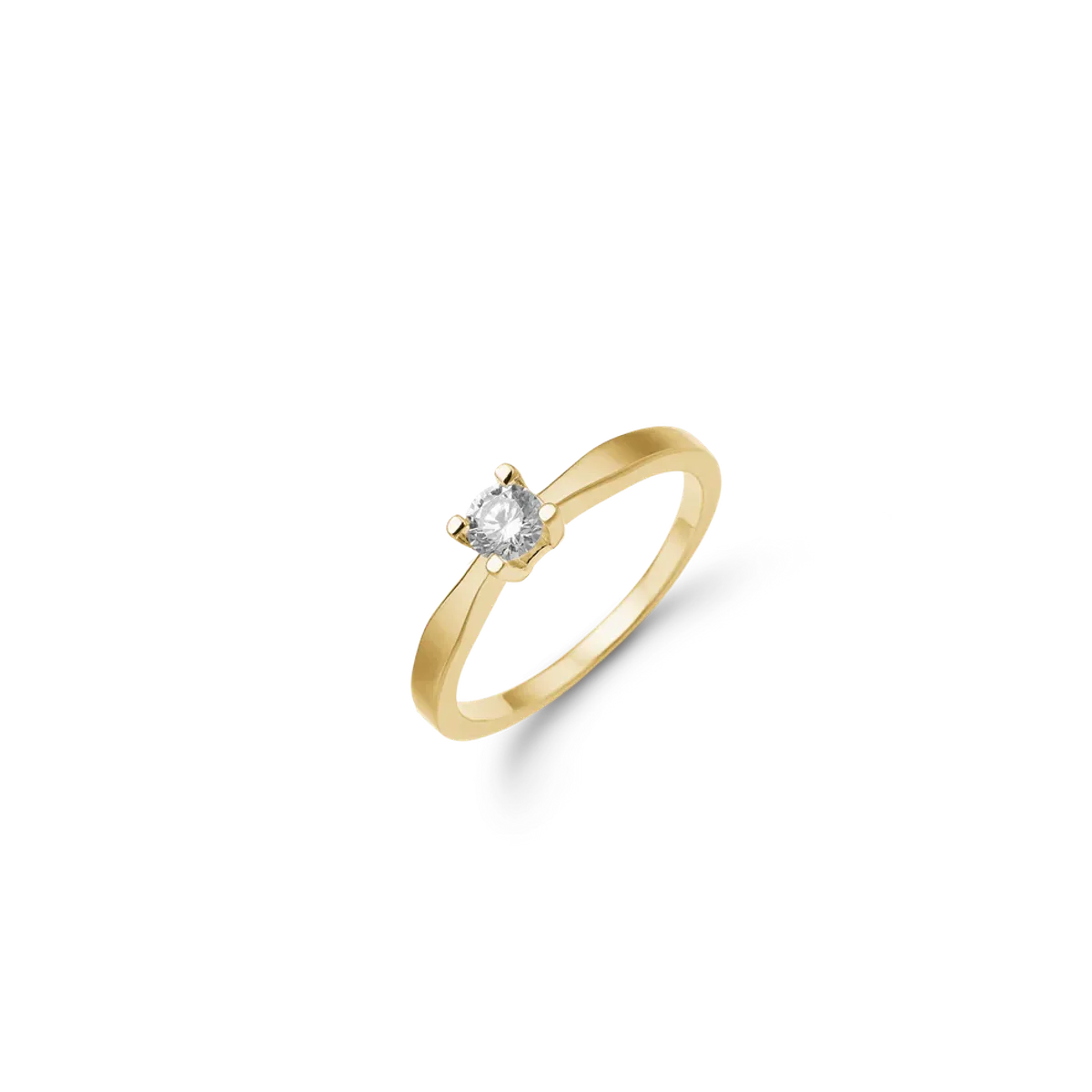 ETERNITY 14KT D.RING 1X0,25CT WSI - 60