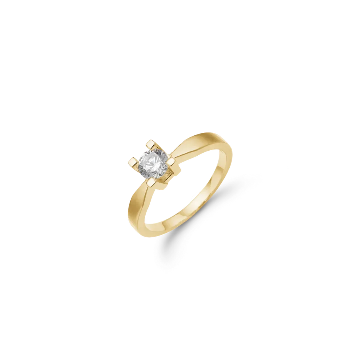 ETERNITY 14KT D.RING 1X0,50CT WSI - 50