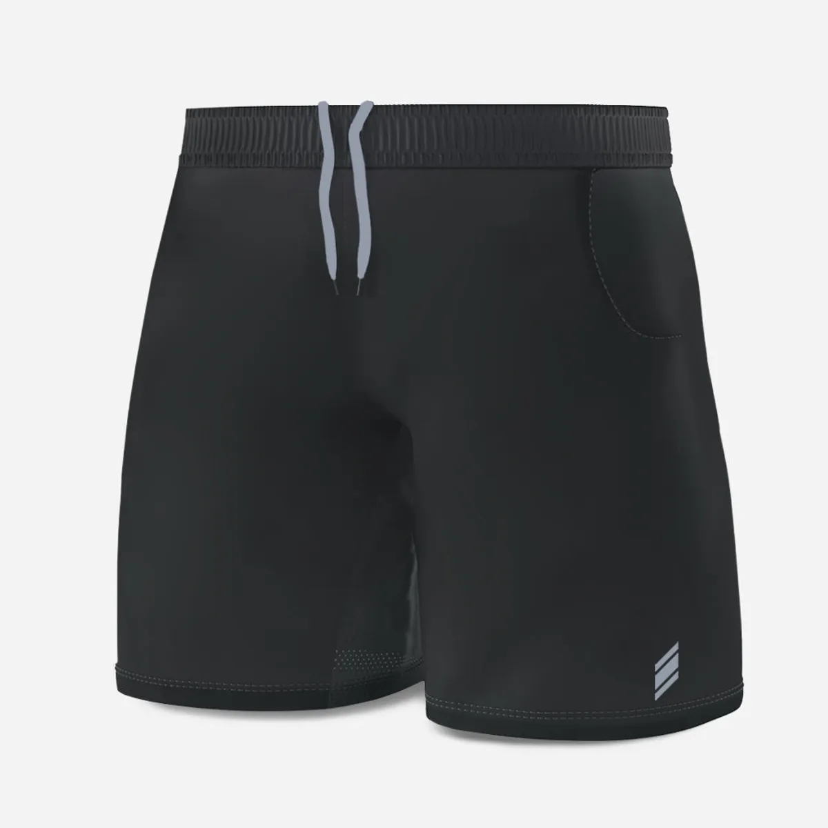 Eye Shorts (Black-Grey) - L