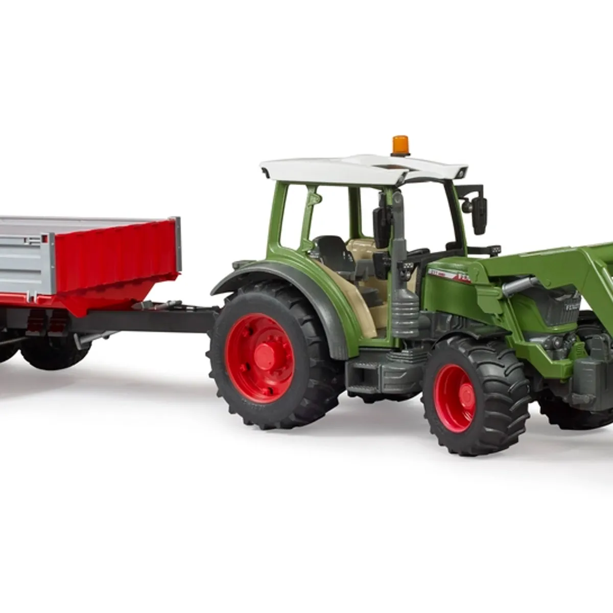 Fendt Vario 212 Frontlæsser og tipvogn