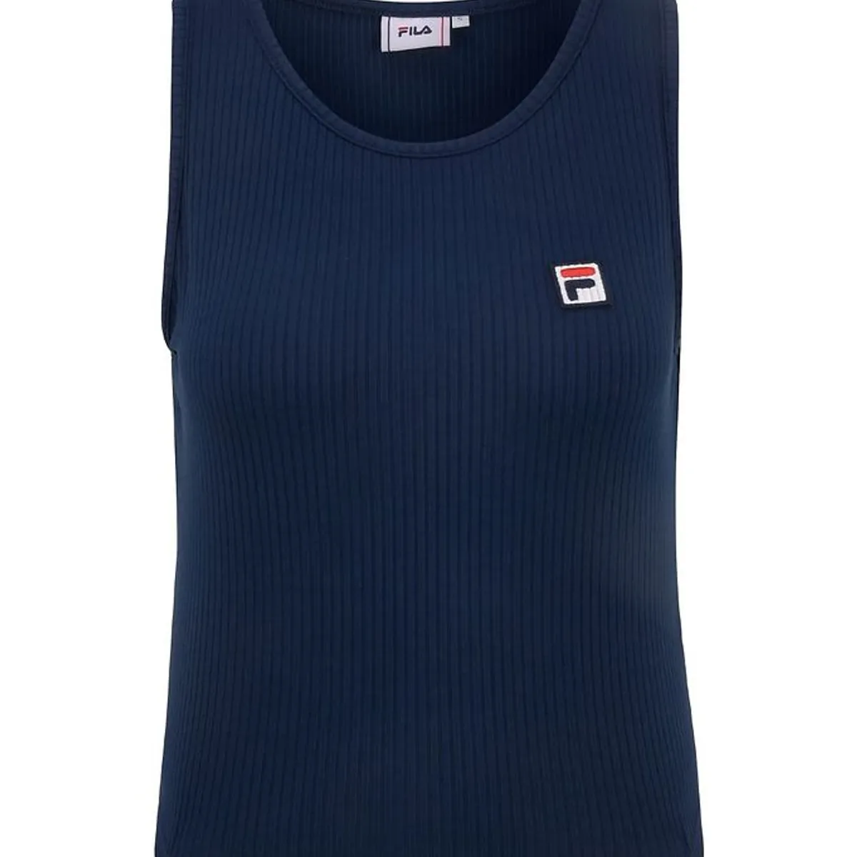 Fila Top - Cropped - Rib - Navy